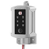 TAYMATIC Dusk to Dawn Timer Switch for Outdoor Electrical Boxes, 15 AMP,120V Photocell Power Control, for Waterproof Junction Box, RV Outlet, Pool Pump, Power Distribution Box,Outdoor Light