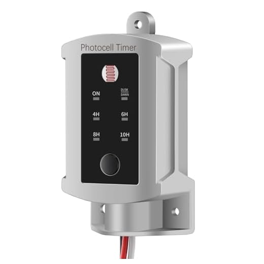TAYMATIC Dusk to Dawn Timer Switch for Outdoor Electrical Boxes, 15 AMP,120V Photocell Power Control, for Waterproof Junction Box, RV Outlet, Pool Pump, Power Distribution Box,Outdoor Light