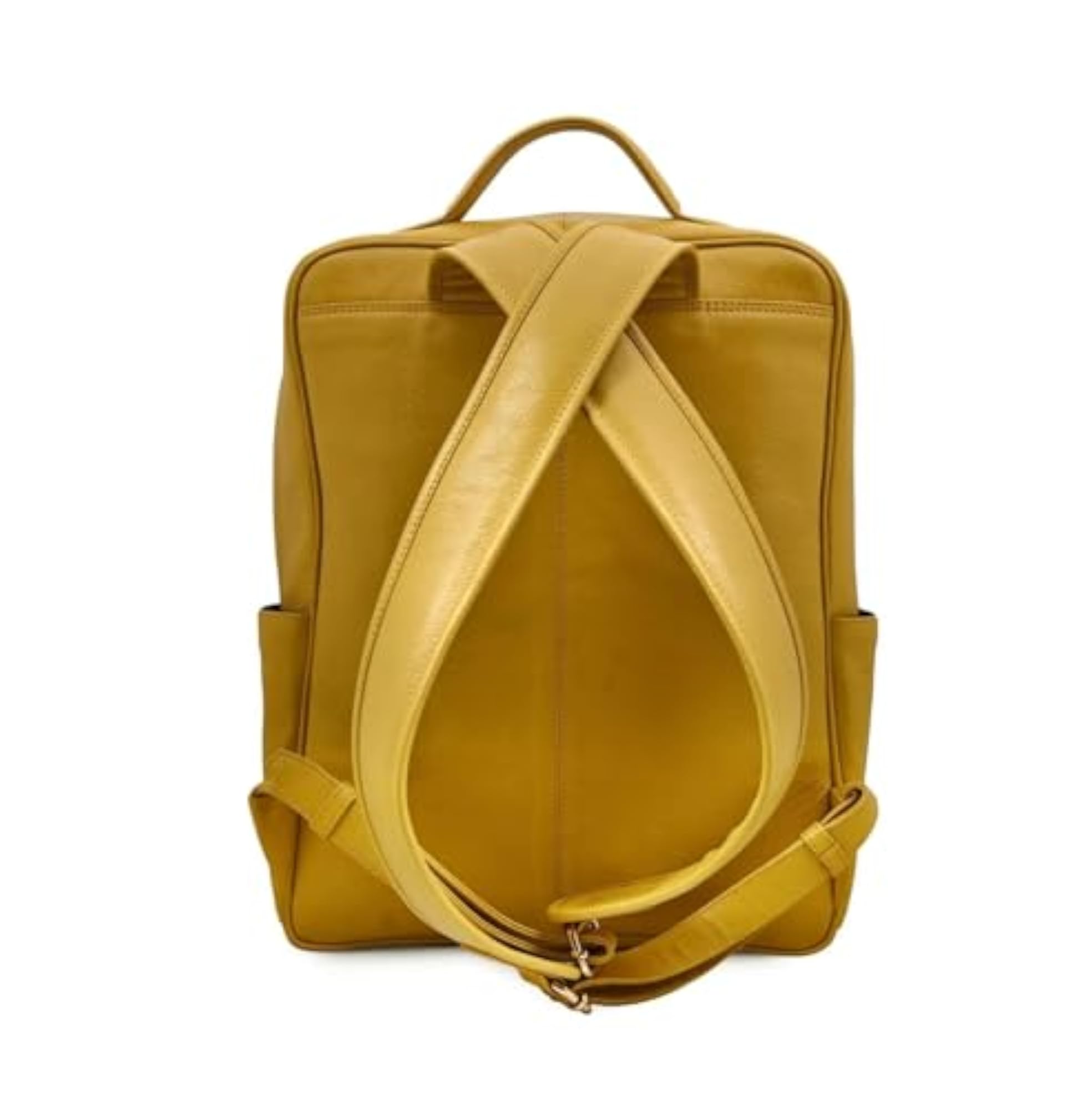 Genuine Leather Backpack with Adjustable Straps