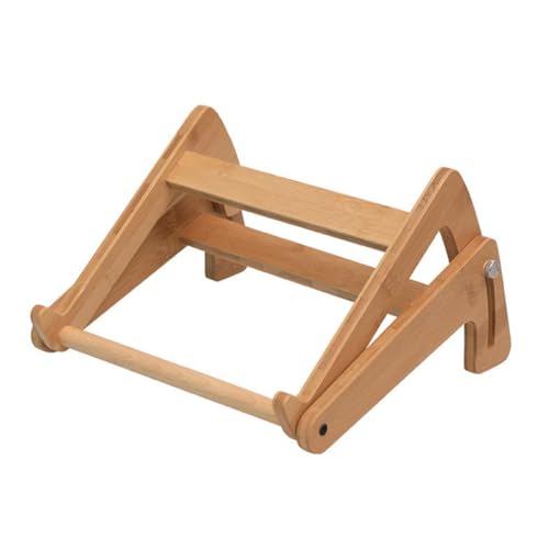 Soporte portátil ajustable de madera para laptop 13-15.6 pulg