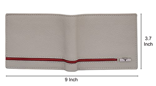 URBAN FOREST Stag Sand/Red Leather Wallet for Men 5 31rSl5B0UsL
