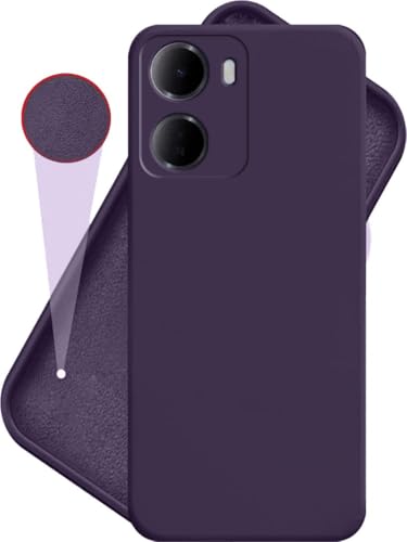 Image of AeoFit Back Cover for Redmi 15A 5G | Soft Micro-Fibre Lining Inside | Camera Protection Bump | Shockproof Back Cover Case for Redmi 15A 5G (Purple)