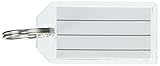 Clear Key Tag with Split Ring Bulk (40 count)