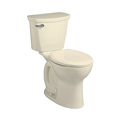 American Standard 215DB004.021 Cadet Pro 1.6 GPF 2-Piece Round Front Toilet with 10-in Rough-in, Bone