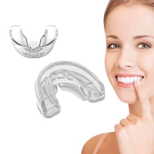Image of Soft Mouth Guard for Teeth Grinding, Adults Kids | Soft mouldable mouth guard creates a comfortable protective layer for nighttime use and can be trimmed for a custom fit