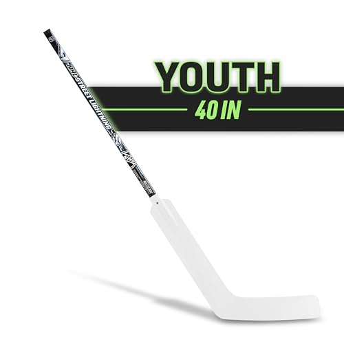 image for Franklin Sports NHL Street Hockey Youth Goalie Stick - Street Lightnin