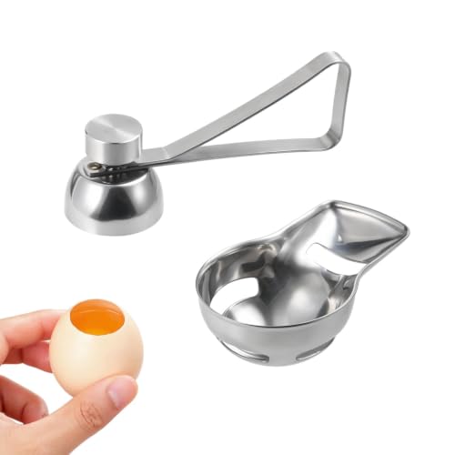 HUIKANGSHENG 2-Piece Egg Cracker & Separator Set for Baking and Kitchen - image 1