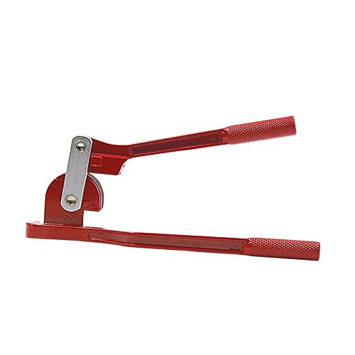 Lurrose 3 in 1 Manual Copper Aluminum Tube Bender 6/8/10mm Handheld Elbow Tool Red Easy Bending for Air Conditioning