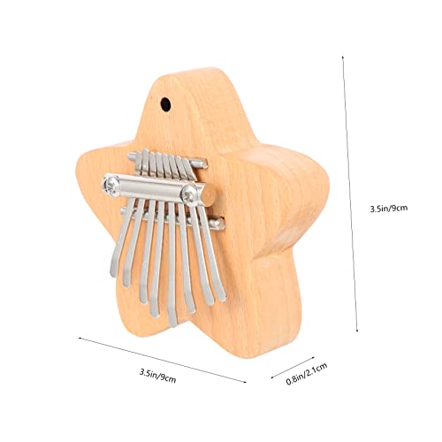Vaguelly 4 Pçs 8 Tons Piano De Polegar Pequeno Piano De Polegar Pianos Em Miniatura Kalimba Piano De