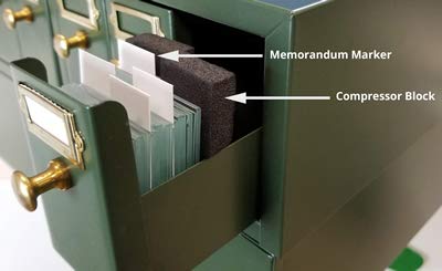 Microscope Slide Box 25 Capacity, 2/PK