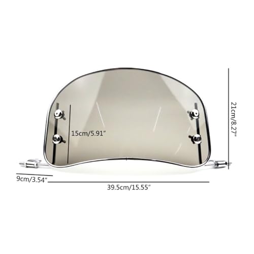 Déflecteur moto universel, pare-brise pour grand scooter et protection - 7