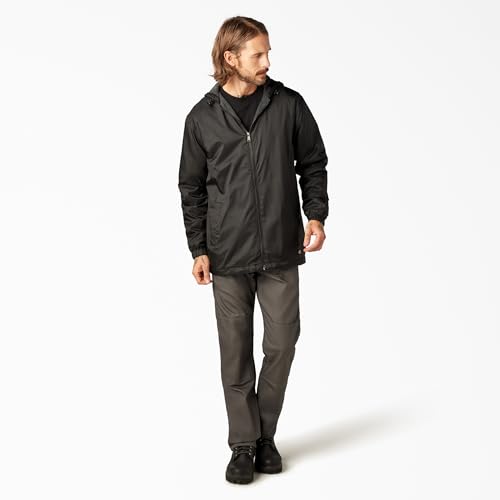 Dickies mens Fleece Lined Hooded Jacket