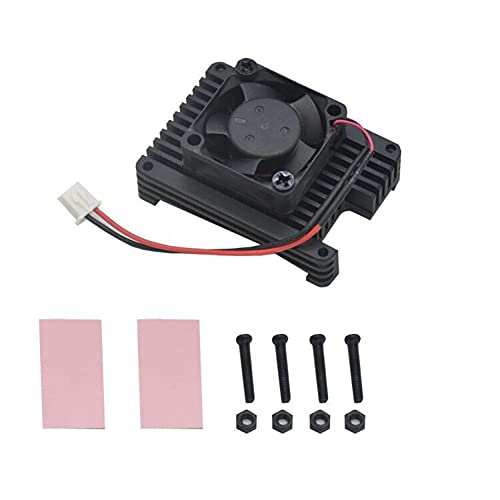 Dissipatore di nel Lega di con Ventola PWM per Compute Module 4 Radiatore di Raffreddamento Passivo con di Controllo Della Velocità alluminio