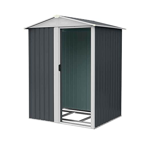 HOME DELUXE - Geräteschuppen BOHIO - Größe: S - Maße 151 x 131 x 189 cm, Raumfläche 1,8 m², inkl. Fundament I Gerätehaus… – Bild 3