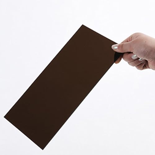 Sunshade Polycarbonate Greenhouse Sheets 1.5mm Thick Clear Plastic Roofing Panels Outdoor Awning Replacement Shed Panel Polycarbonate Roof Panels Cladding for Pergola Canopy Carport.(Brown,156X1000CM/