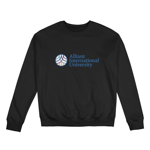 Alliant International University Men'S Fleece Crew-Neck Hoodie Long Sleeve Fleece Sweatshirt-3