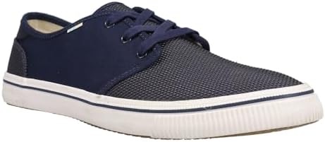 TOMS Mens Carlo Lace Up Sneakers Shoes Casual - Blue - Size 9 D | Image 1