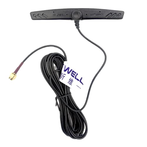 Cellular Antenna 4G LTE Antenna 3G and GSM 700-2700 MHz Slim Patch Antenna Adhesive Mount