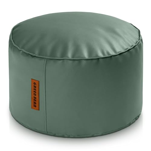 Green Bean Sitzhocker aus Kunstleder - Pouf mit EPS Perlen Füllung - 43 x 30 cm - perfekte Ergänzung zum Sitzsack - Sitzwürfel Sitzkissen Hocker Fußhocker - Dunkelblau Green Bean Sitzhocker aus Kunstleder - Pouf mit EPS Perlen Füllung - 43 x 30 cm - perfekte Ergänzung zum Sitzsack - Sitzwürfel Sitzkissen Hocker Fußhocker - Dunkelblau