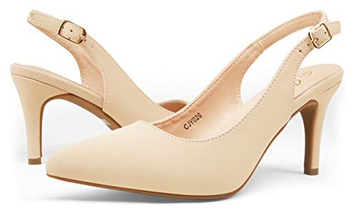 slingback pumps closed toe