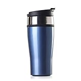 Timolino PCT-46KMAB 16-Ounce Icon Vacuum Tumbler, Aqua Blue