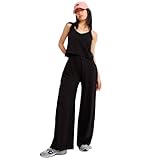 G-STAR Donna Spaghetti Strap Loose Jumpsuit, Nero (dk black D24576-C532-6484), XXS