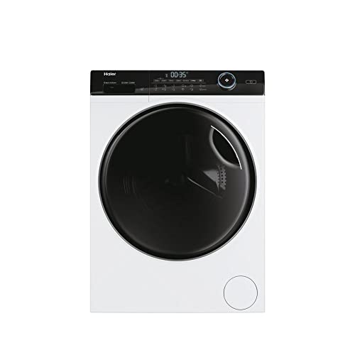 Haier I-Pro Series 5 HW100-B14959U1-S Machine à laver à chargement frontal 10 kg, intelligence artificielle, WiFi, fonction vapeur rafraîchissante, moteur Direct...