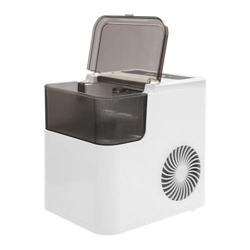 Fabricadora de Hielo Eléctrica de Mostrador 26.46LBS/Día Blanco miniatura 6