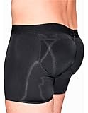 ButtboosterLLC.com Boxers-Pads Combo Men's Padded Butt Lifting Spandex Enhancing Underwear (Extra Large, Black)