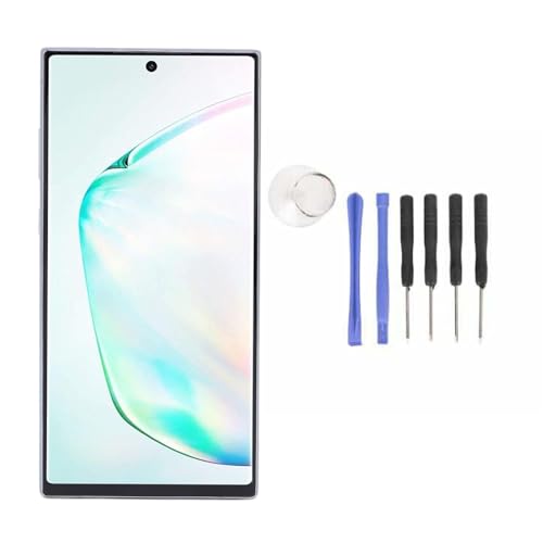 Assemblage d'écran Note 10 Plus haut de gamme avec cadre Silver - 6