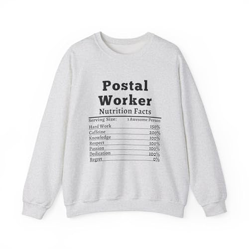 Postal Worker Sweatshirt Unisex Crewneck Great Gift for Mail Carriers Cozy Workwear