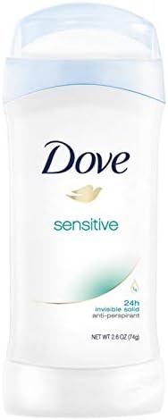 Dove Anti-Perspirant Deodorant, Sensitive Skin 2.60 oz (Pack of 12)