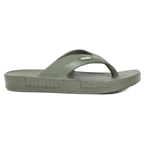 Image of Aqualite AL-1255 Slippers for Men with Comfotable Sole Slip-On Flat Flip Flops, Sliders, Chappal & Comfortable Slipper for Men