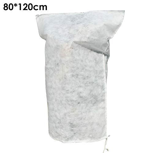 Zacha Cover Plant Flowers From Bad Weather For Shrubs Non-woven Fabrics Frost anket Protection Bags Dwarf Trees Reusable Lightweight Warm(80 120cm)