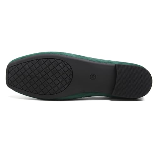Image of Dear Time Women's Closed Toe Flats Shoes Comfortable Office Slip-on Casual Loafer Flats