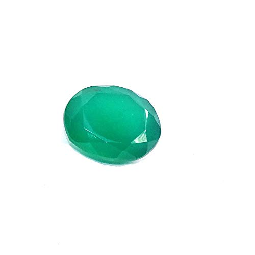 Bague onyx vert naturel 5,10 Ratti taille ovale pour homme et femme style mixte