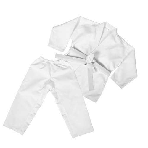 Uniforme de karaté pour adulte et enfant BESPORTBLE avec pantalon de taekwondo et ceintures