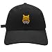 JPAK Corgi Butt Baseball Cap Embroidered Cotton Dad Hat - Welsh Corgi Black