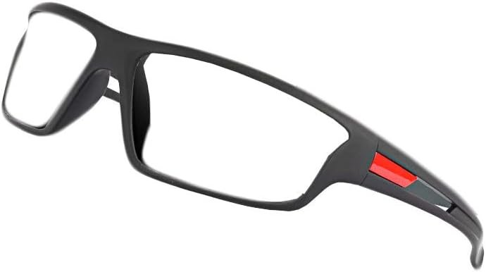 Mens Reading Glasses Transition Sunglasses Photochromic full lens Reader for cycling Vintage Sports Square Eyewear frame Black Red 1.0 x image 5 of 8 B09X2KMX5V