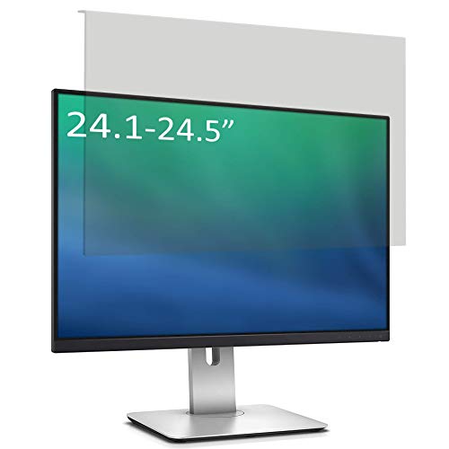 LOE 汎用 24.1インチ/24.5インチ ブルーライトカット フィルター 液晶 モニター スクリーン アクリル 保護 パネル フィルム ゲームモニター テレビ ガード 据え置き型