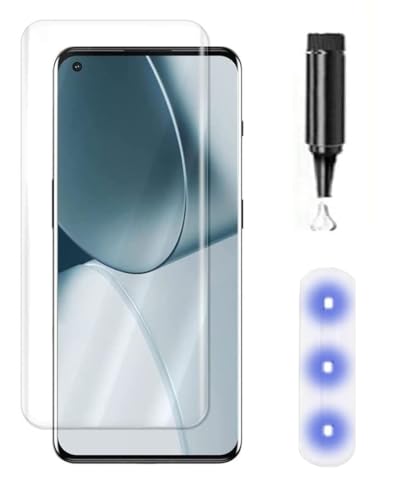 Image of MACLEN Ultra Premium HD Adavnced Glue UV Curved Tempered Glass for Oppo Reno 6 Pro 5G | With HD clearity full curved edge protection and Installation Kit