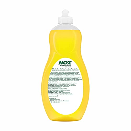 Image of Nox Dishwash Liquid Lemon 500 ml (Pack of 3)