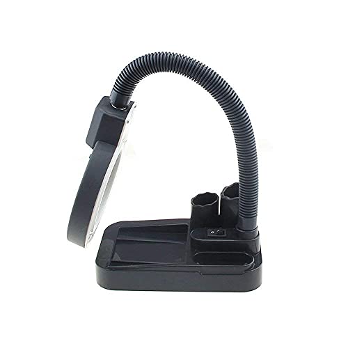 Lampe loupe 40 LED avec boîte à outils, idée cadeau seniors - 5