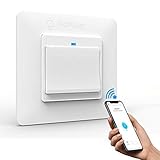 ZUFRIEDENHEITSGARANTIE: Der intelligente wifi Lichtschalter FCC und CE für Sicherheit und Qualitätssicherung, sicher im Einsatz, kontaktieren Sie den Verkäufer von uns ohne zu zögern, um das Problem bis zur Zufriedenheit zu lösen und bieten Ihnen 100% Risk Free Satisfaction Guarantee. Das smart lichtschalter google home mit fernbedienung kann Ihnen mehr Kontrollmöglichkeiten geben. Der intelligente Lichtschalter alexa kompatibel. lichtschalter alexa aufputz design ist ein schönes Accessoire.
