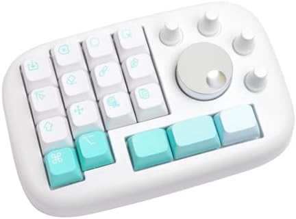 （13:42時点） CreatorPad 左手デバイス 片手キーボード 片手デバイス iPad対応 クリスタ イラスト 動画編集 画像編集 3D制作 音楽制作 Windows/Mac ショートカットキー Type-C 有線接続 カスタマイズ可能 日本製 (スノウホワイト - イラスト)