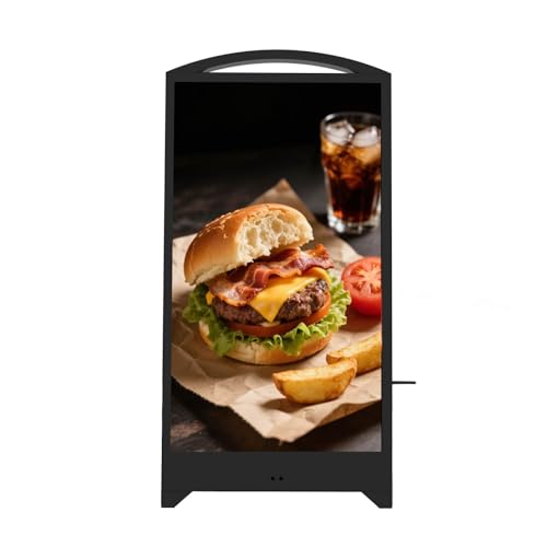 Image of 43inch Indoor Digital Signage,4K 1800nits High Brightness LCD Screen Advertising Display, CMS /USB /WiFi /Port Player, Intelligent Split Screen,24 /7 Operation,Android 11 OS