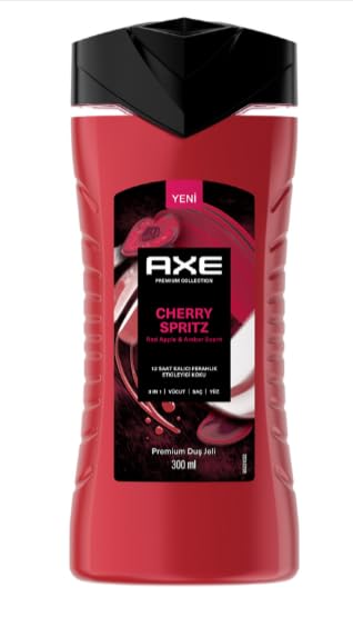 AXE Premium Collection Duş Jeli Cherry Spritz 3 in 1 Vücut Saç Yüz 300 ml