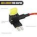 Nilight 10 Pack Micro 2 Fuse TAP 12V Car Add a Circuit ATR Blade Adapter with 20A II Fuses Holder Add On Dual Circuits Adapters for Cars Trucks Boats (50058R),Blue, Red, Black, Yellow