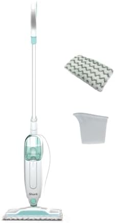 Shark Steam Mop, Lightweight Steam Mop for Hard Floors with 2 Mac...