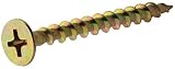 Fas-n-Tite 48810 - Viti per legno da interno in zinco giallo, confezione da 2,3 kg (# 8 x 2-1/2"), colore: Bianco
